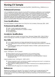 Nursing CV Sample MyperfectCV