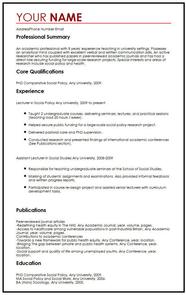 See Our Top Social Policy Lecturer CV Example MyPerfectCV