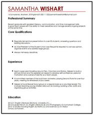 How To Write A Cv Without Work Experience First Resume With No Work 