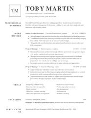 How To Write A Project Manager CV Example Templates Guide