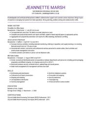 How To Write A Receptionist CV Example Templates Guide