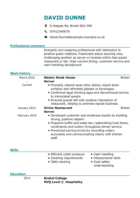 Lifeguard CV Examples & Templates | myPerfectCV